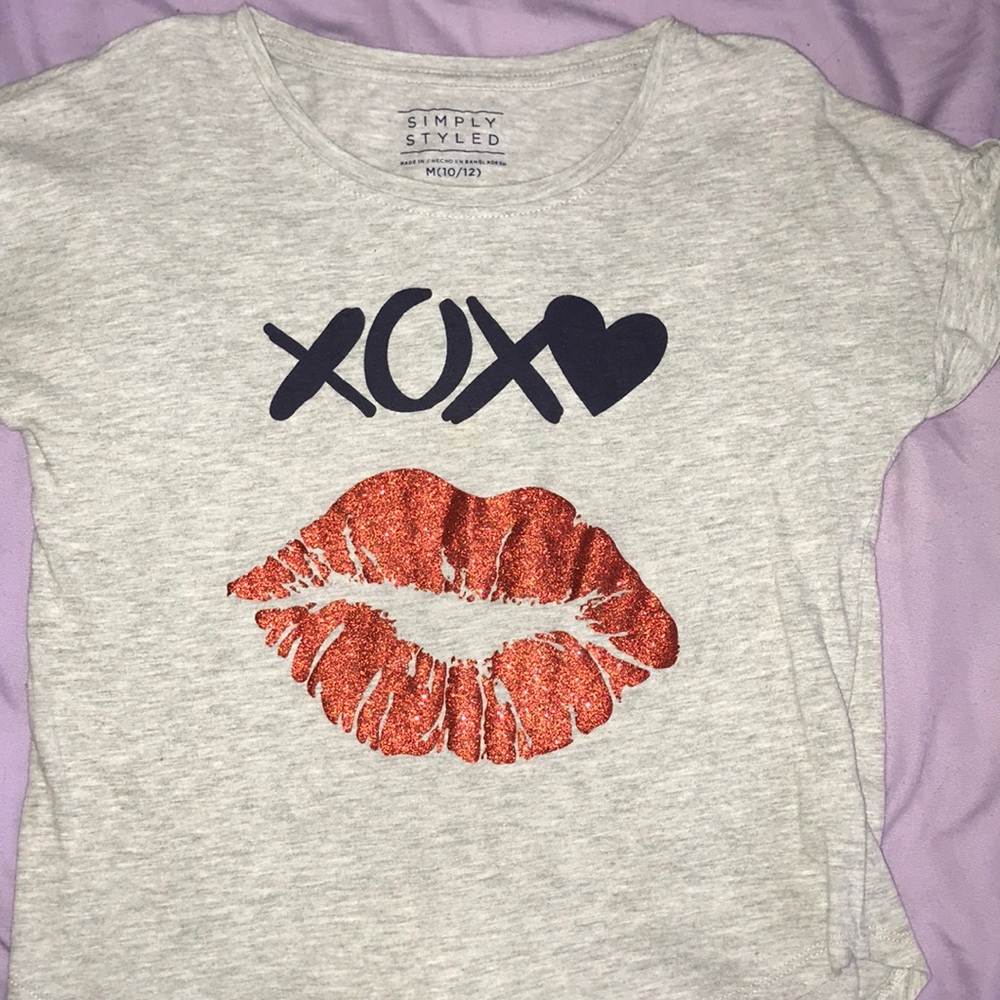 Girls Simply Styled Grey Shirt